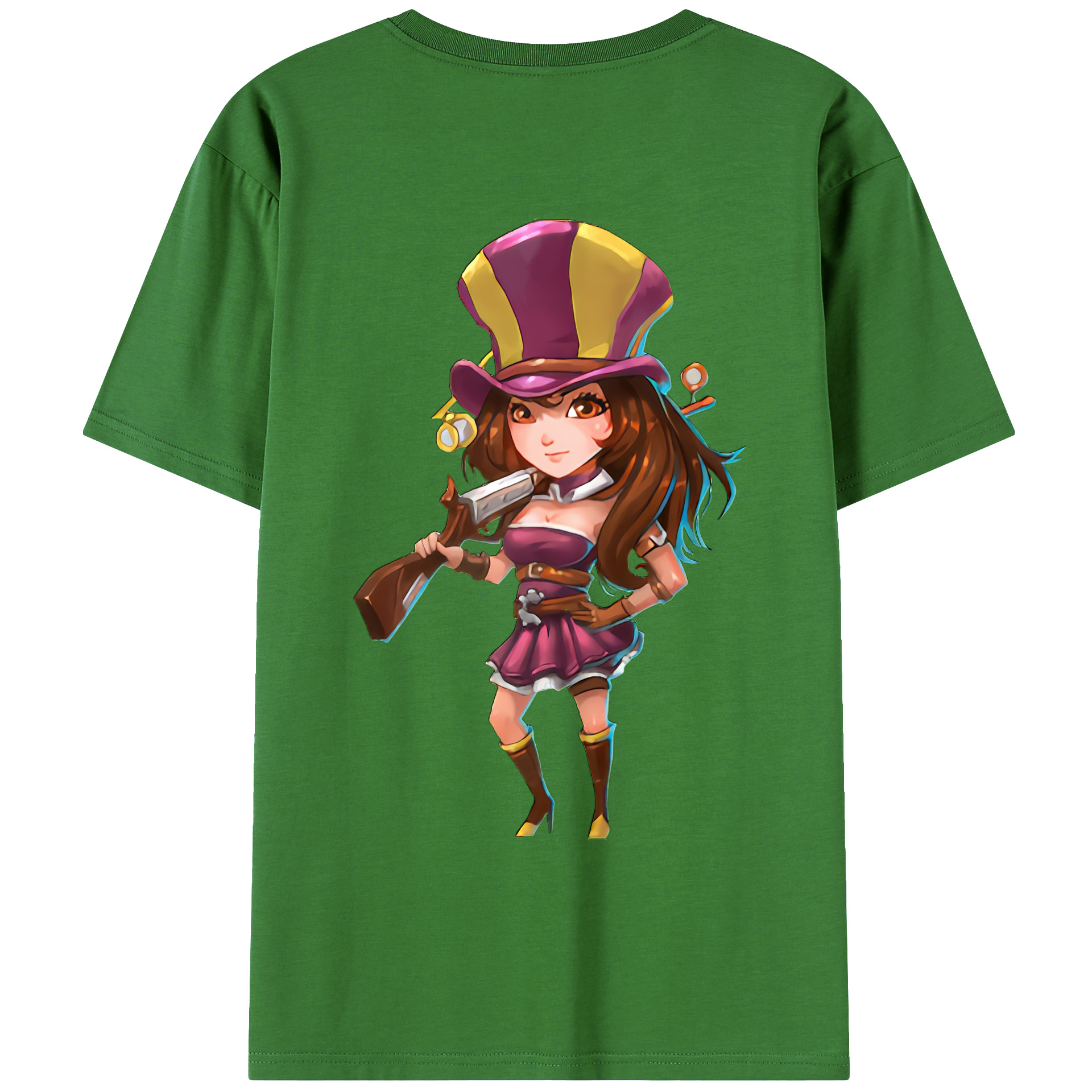 リーグ・オブ・レジェンド League of Legends LOL レディース半袖Tシャツ(バックプリント)